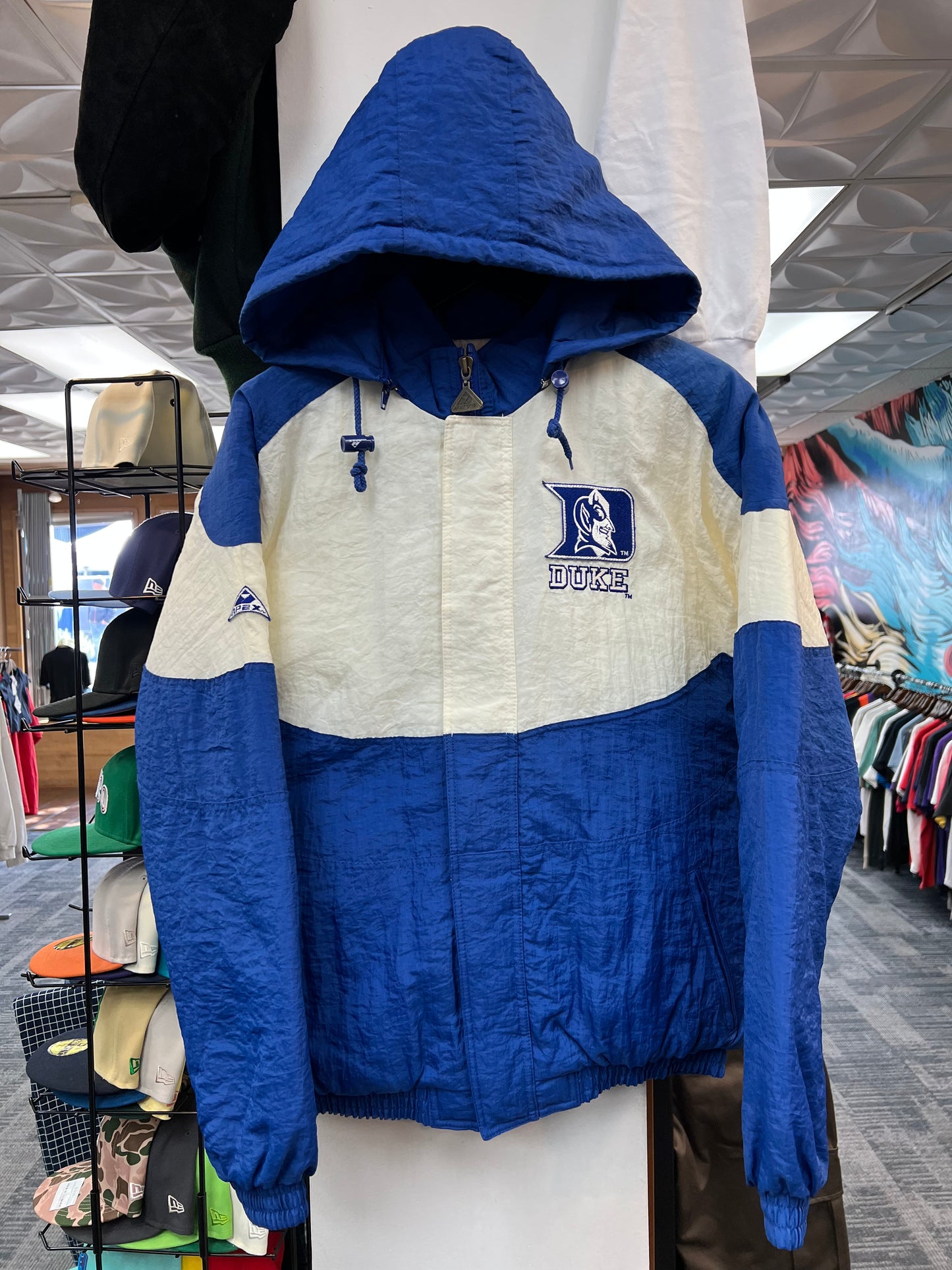 Vintage Apex One Duke Blue Devils Hooded Jacket