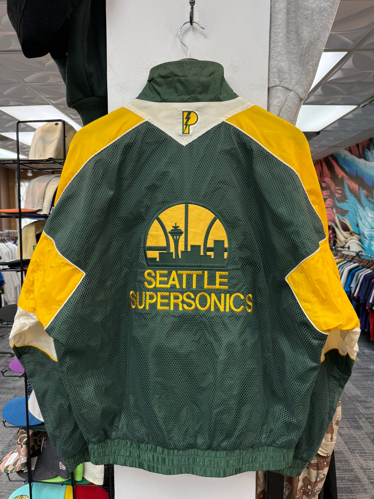 Vintage Seattle SuperSonics Mesh Pro Player Jacket