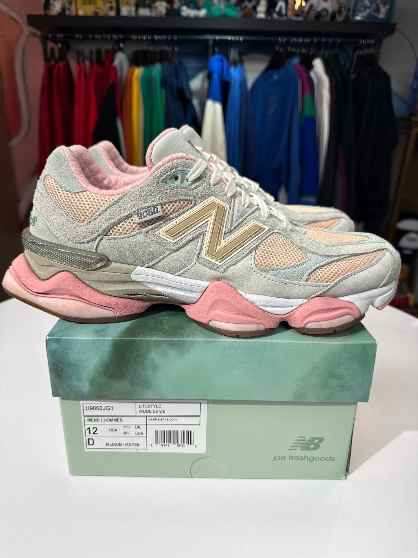 Preowned New Balance 9060 x JFG Inside Voices Baby Shower Blue