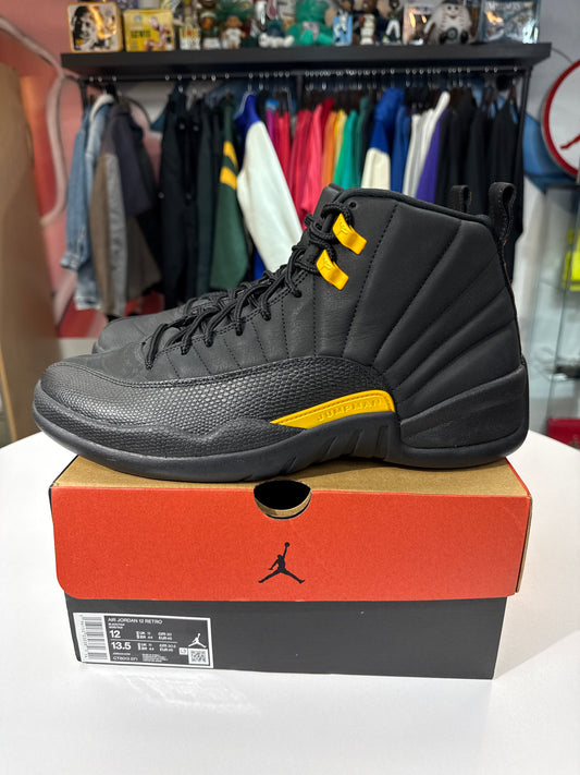 Preowned Jordan 12 Black Taxi
