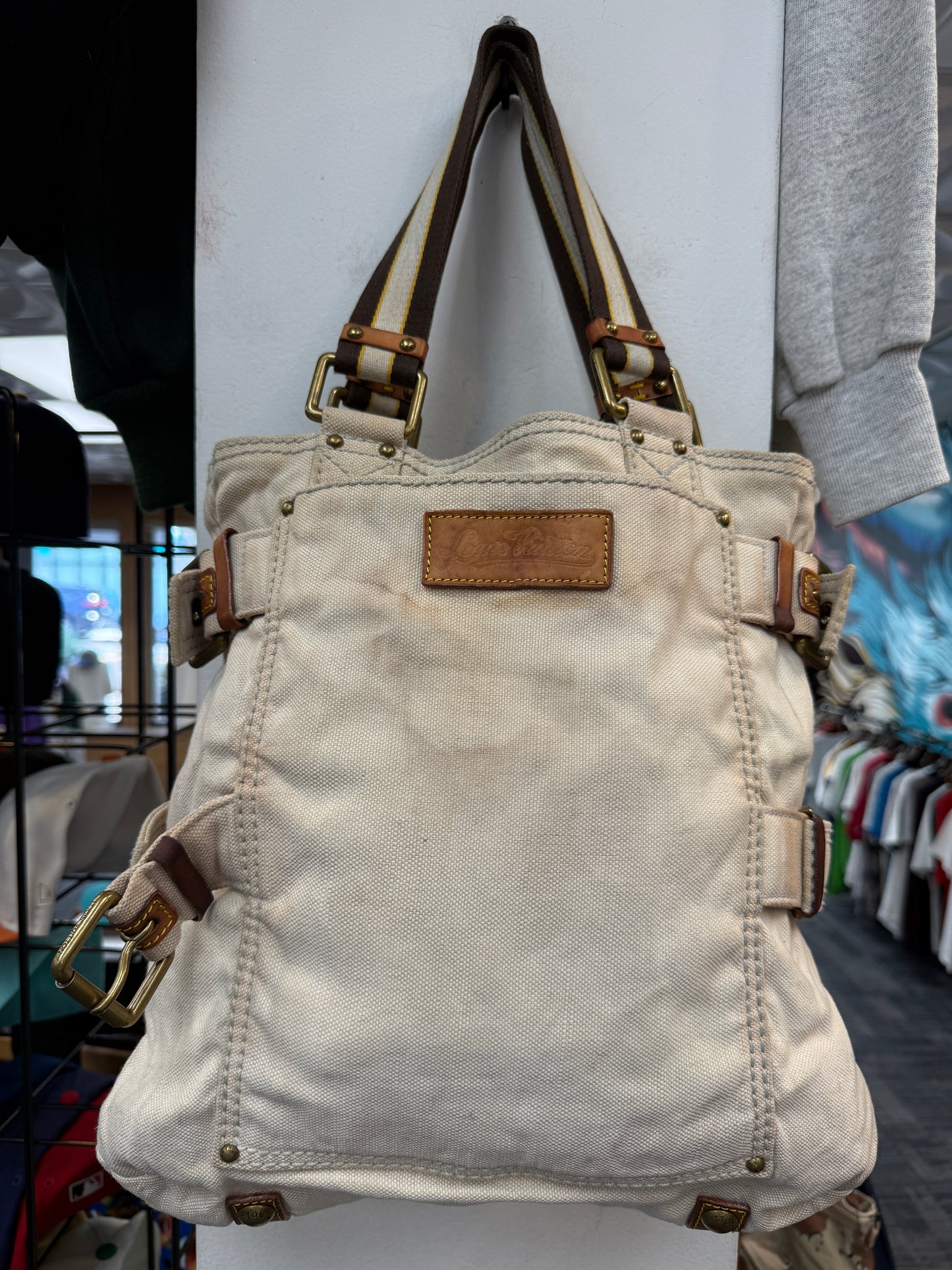 Louis Vuitton Canvas Globe Shopper Bag