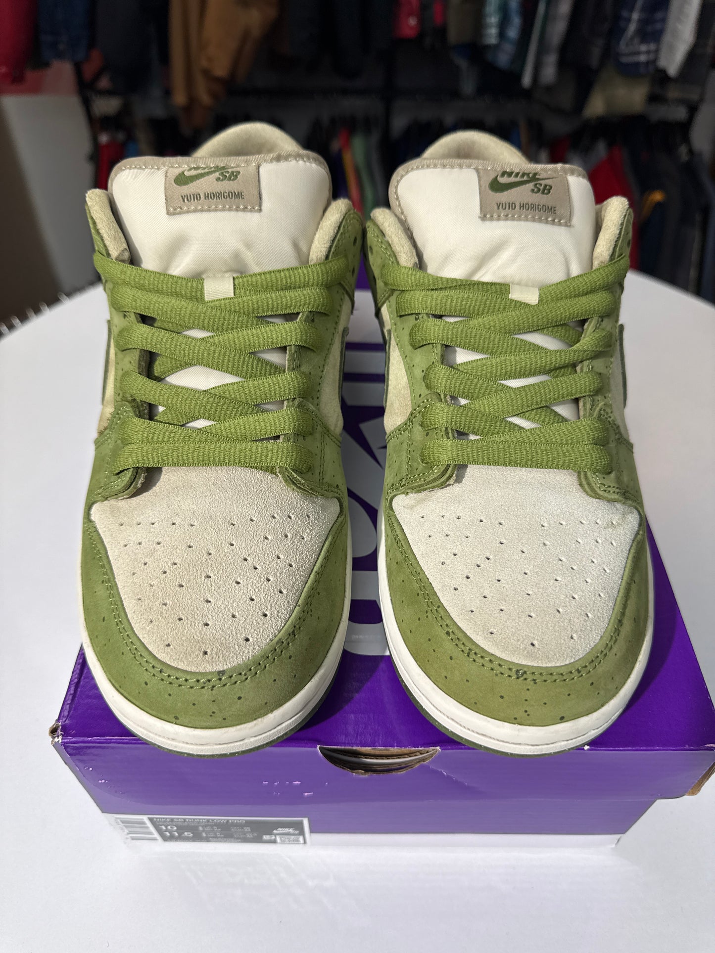 Preowned Nike SB Dunk Low Yuto Horigome Matcha