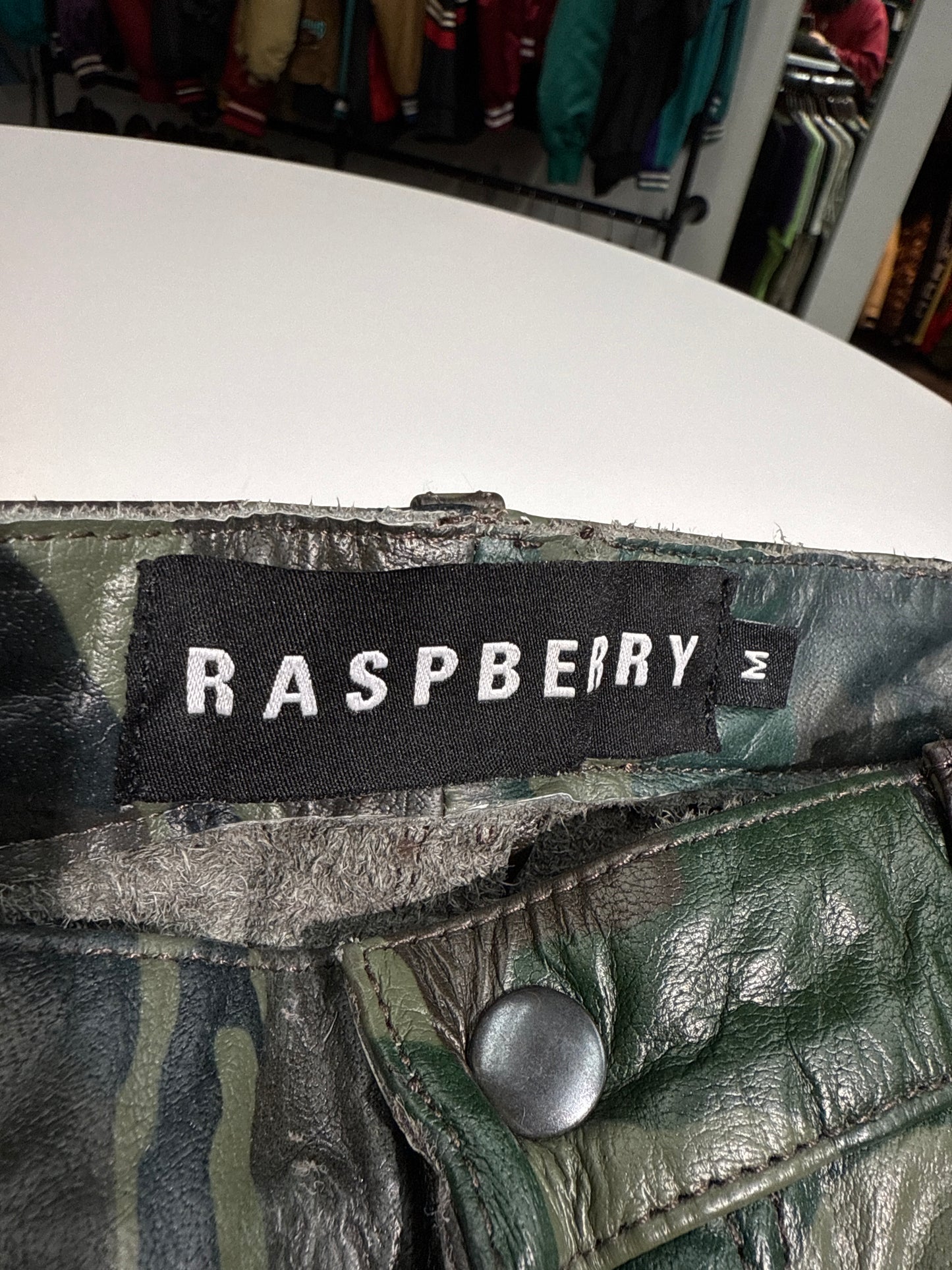 GV Raspberry Hills Leather Camo Shorts