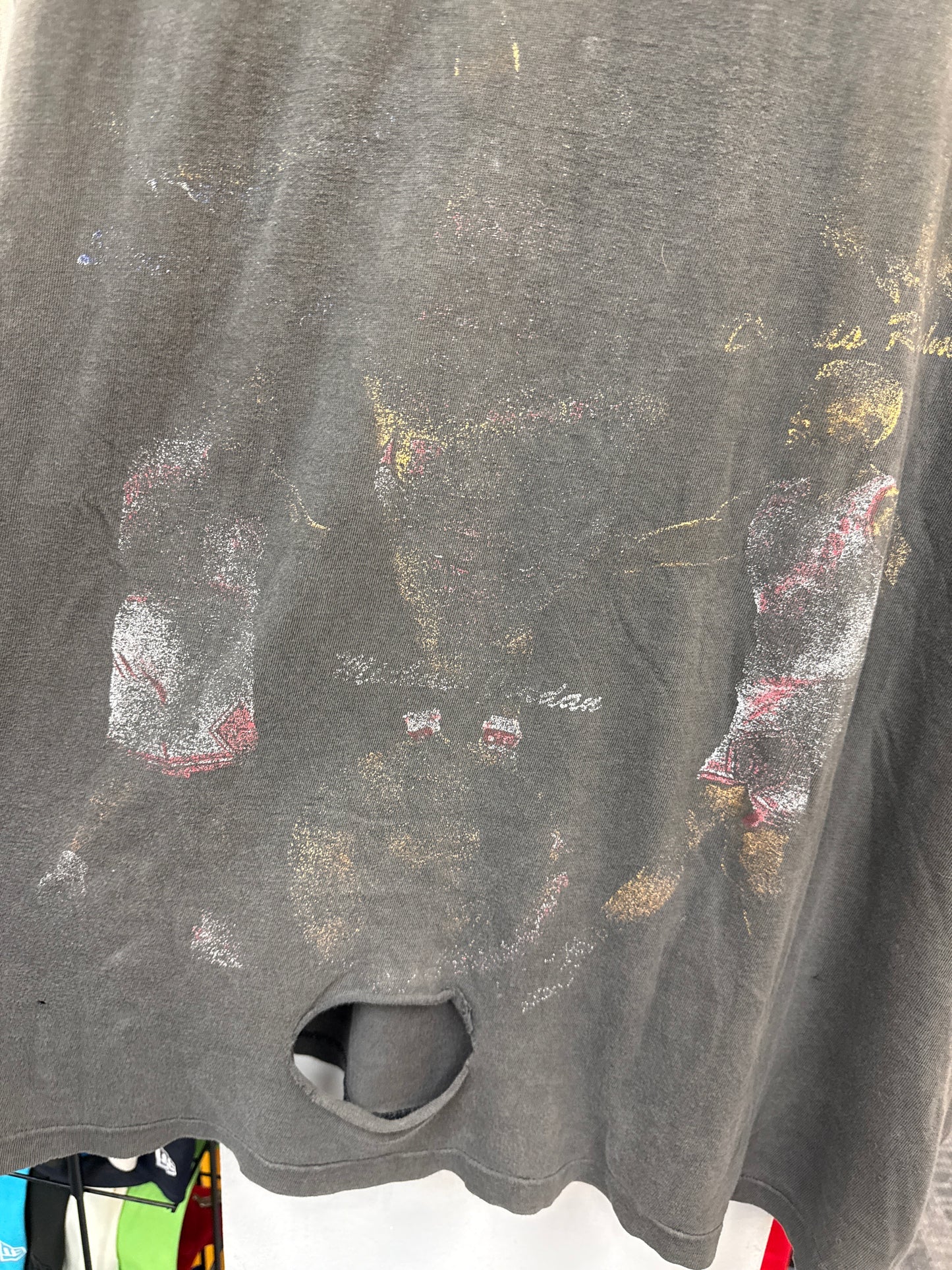 Vintage Bulls Cut-Off Rap Tee