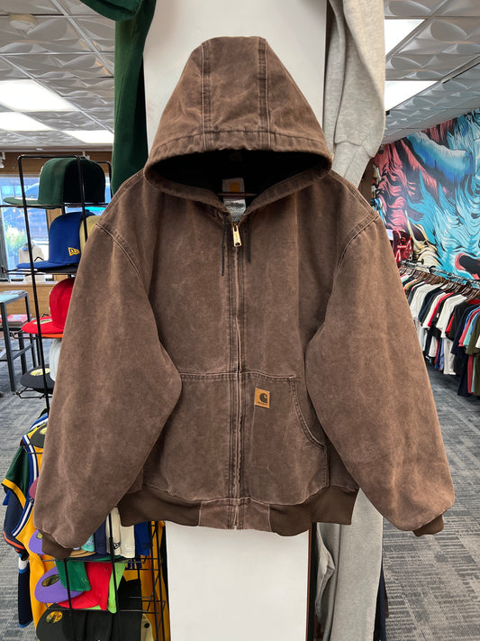 Carhartt Active Jacket Faded Brown Duck Canvas
