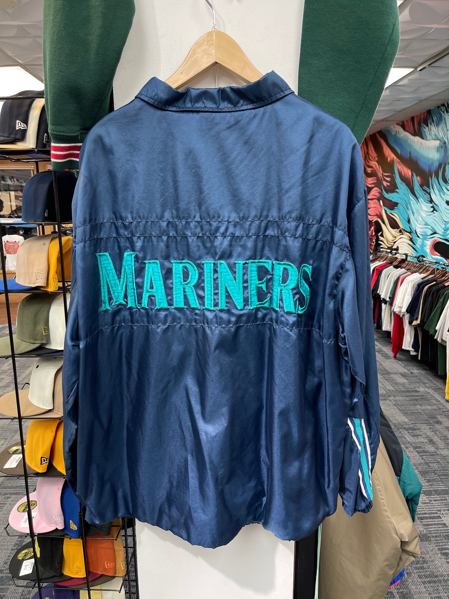 Mariners Vintage Pro Player Windbreaker Jacket