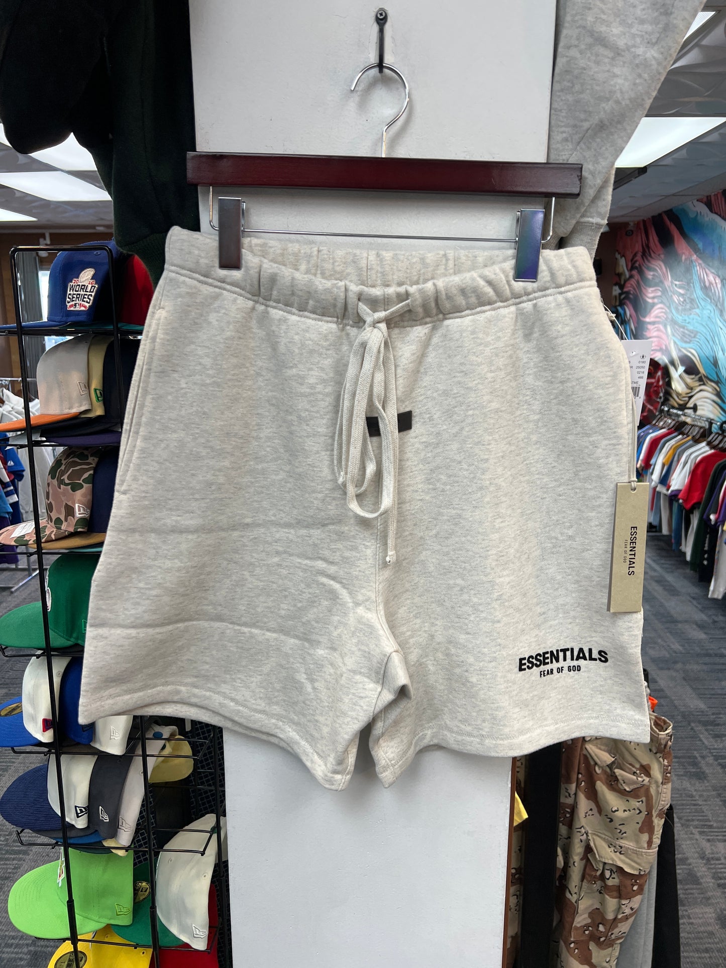 Essentials FOG Light Oatmeal Sweatshorts