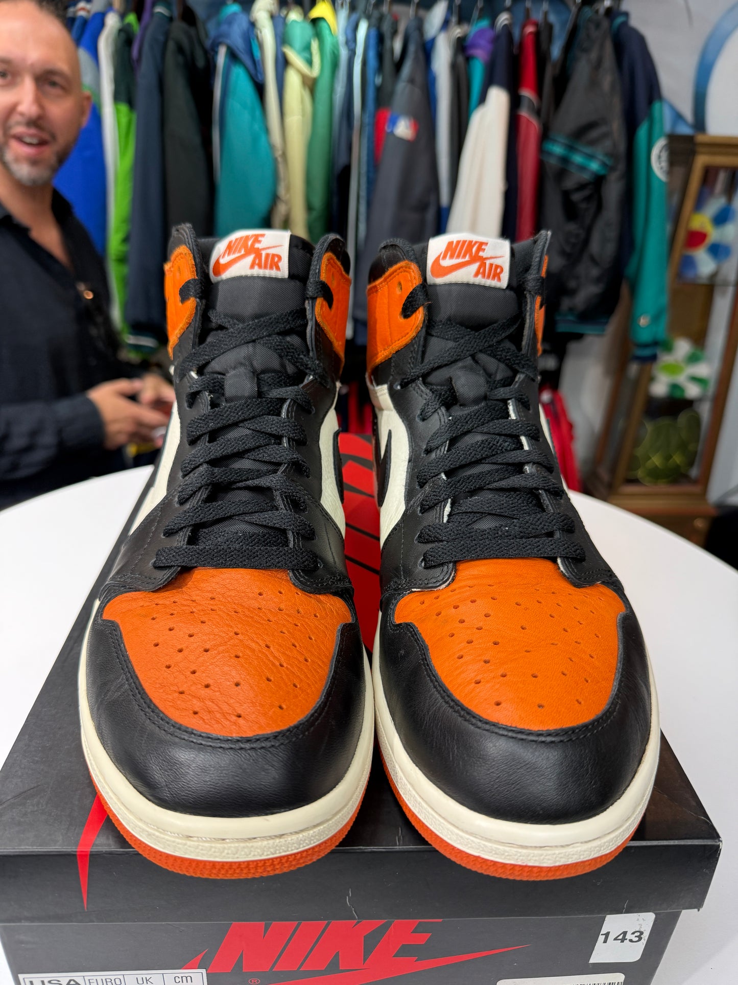 Preowned Shattered Backboard Jordan 1