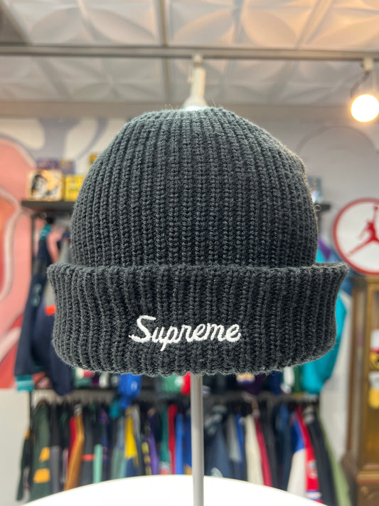 Supreme Loose Gauge Beanie Black