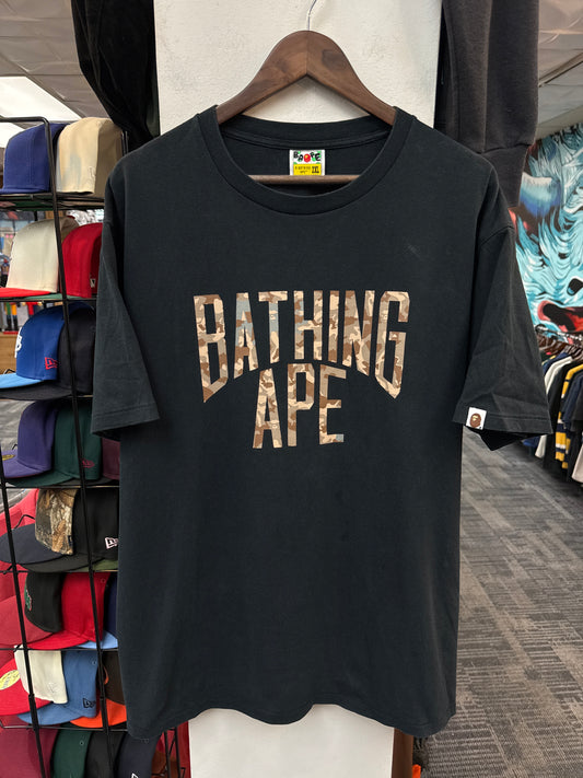 Bape Sand Camo NYC Logo Tee