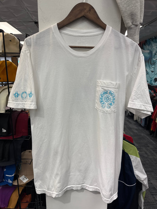 Chrome Hearts Blue Cross Tee