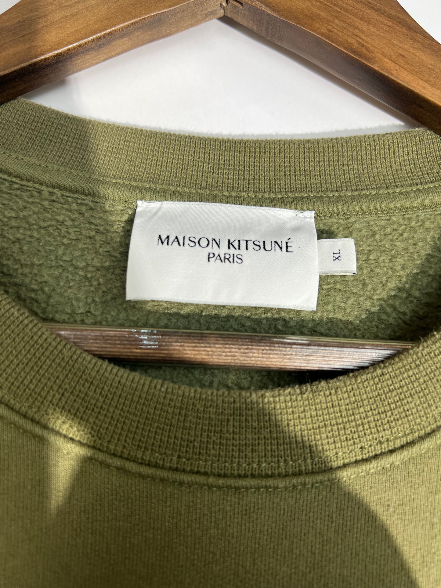 Maison Kitsune Camp Crewneck