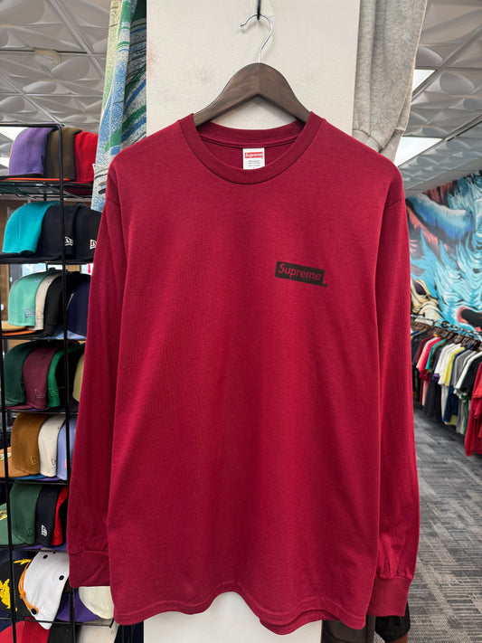 New Supreme Cardinal You Still S**k L/S Tee