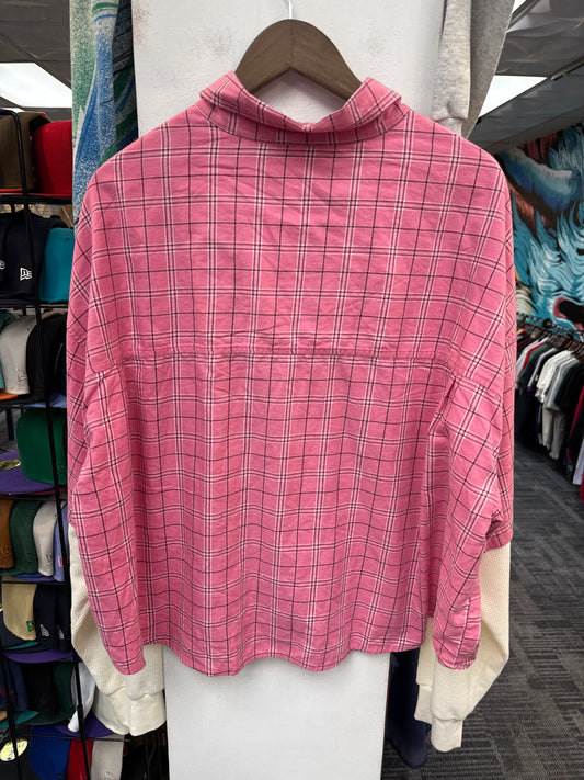 GV Raspberry Hills Pink Thermal Flannel