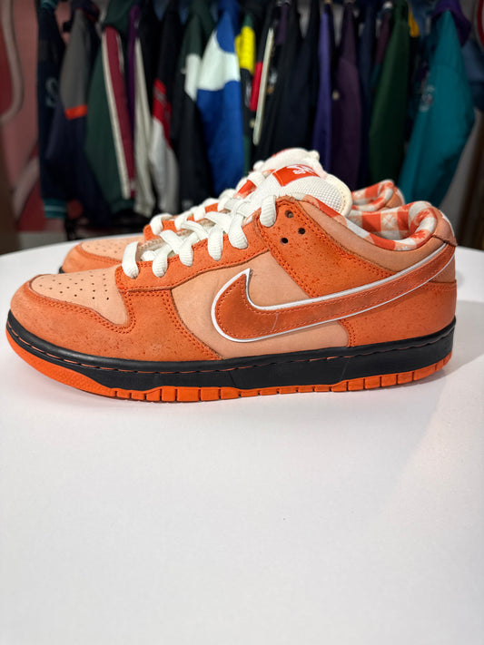 Preowned Nike SB Dunk Low Orange Lobster