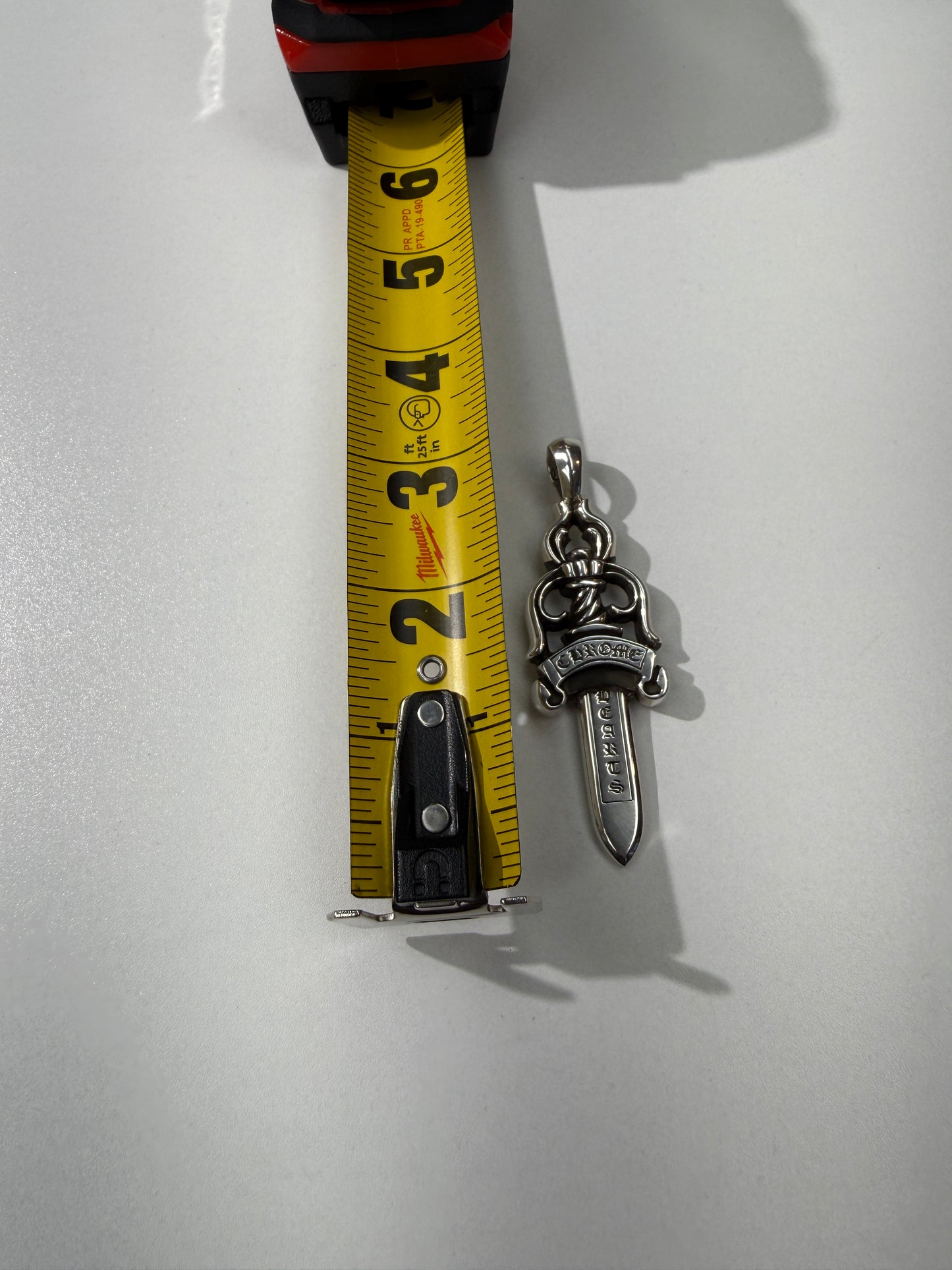 New Chrome Hearts Large Dagger Pendant