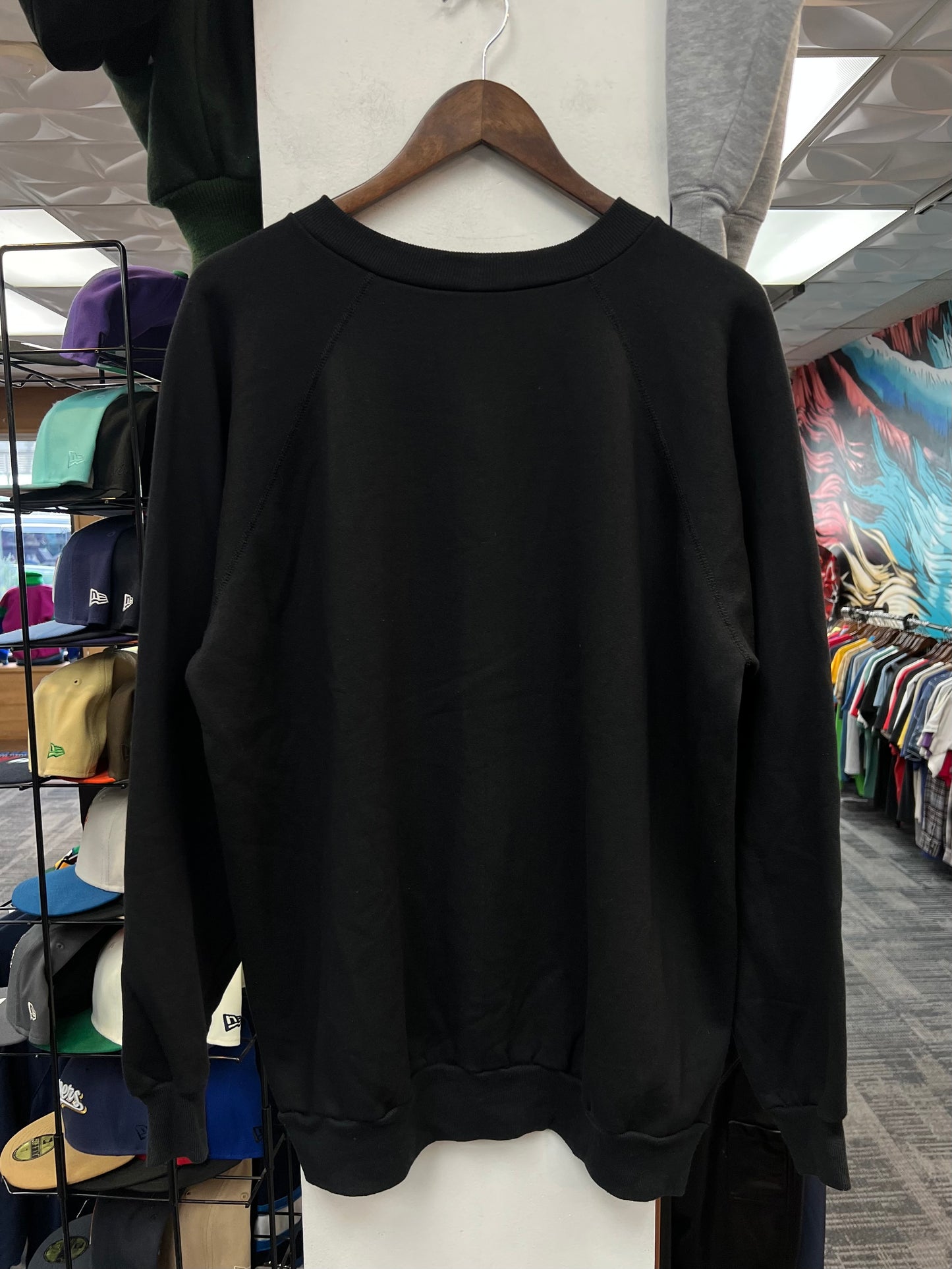 Rush Crest Crewneck Black/Light Blue