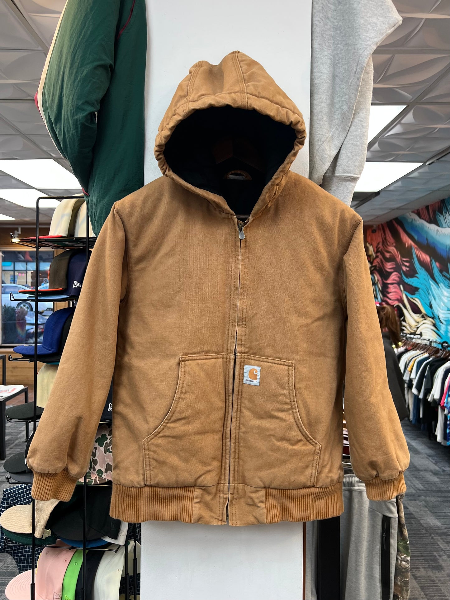 Carhartt Brown Hooded Jacket