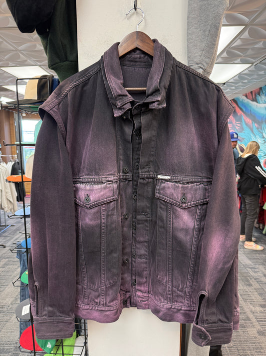 Off-White Globe Washed Denim Jacket