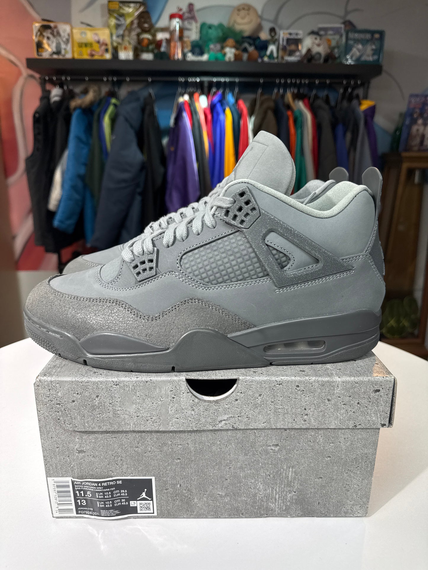 New Jordan 4 Paris Olympics Wet Cement