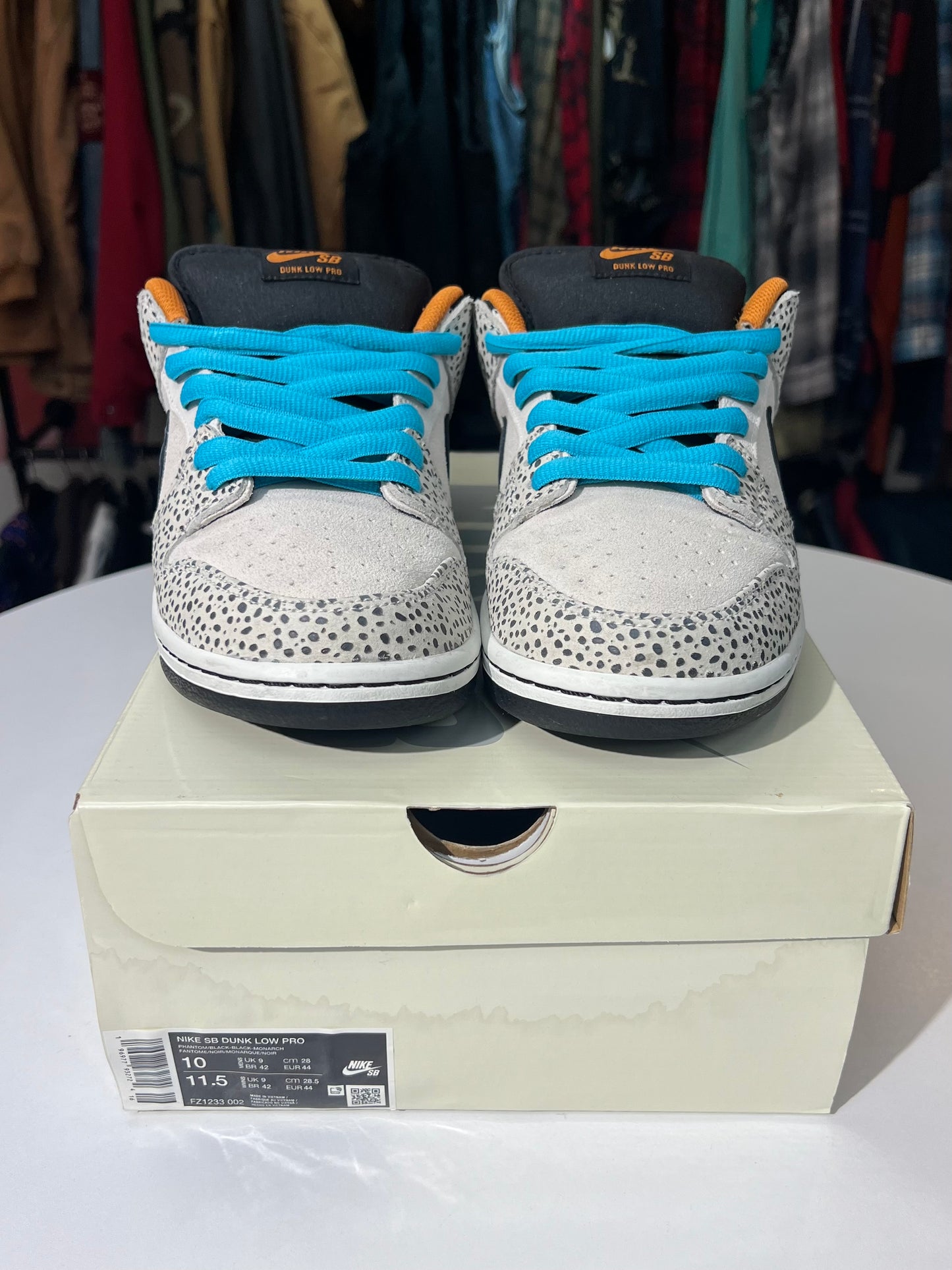 Preowned Nike SB Dunk Low Electric Pack Olympic Safari