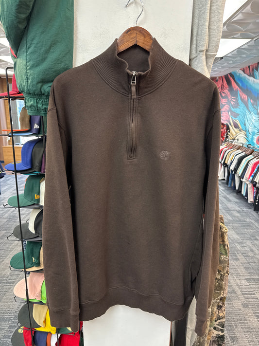 Timberland Brown Quarter Zip