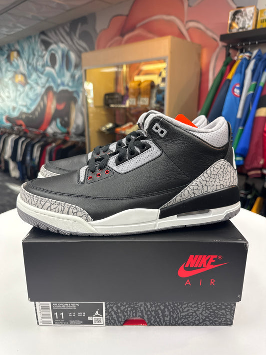New Jordan 3 Black Cement (2024)