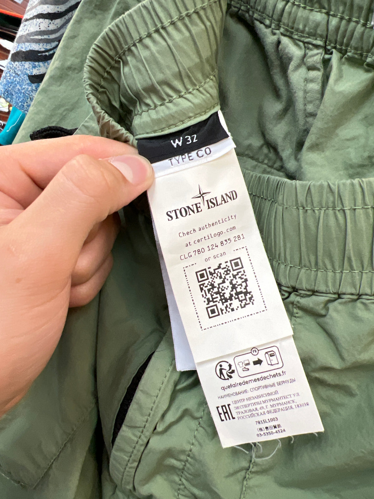 Stone Island Cargo Bermuda Shorts