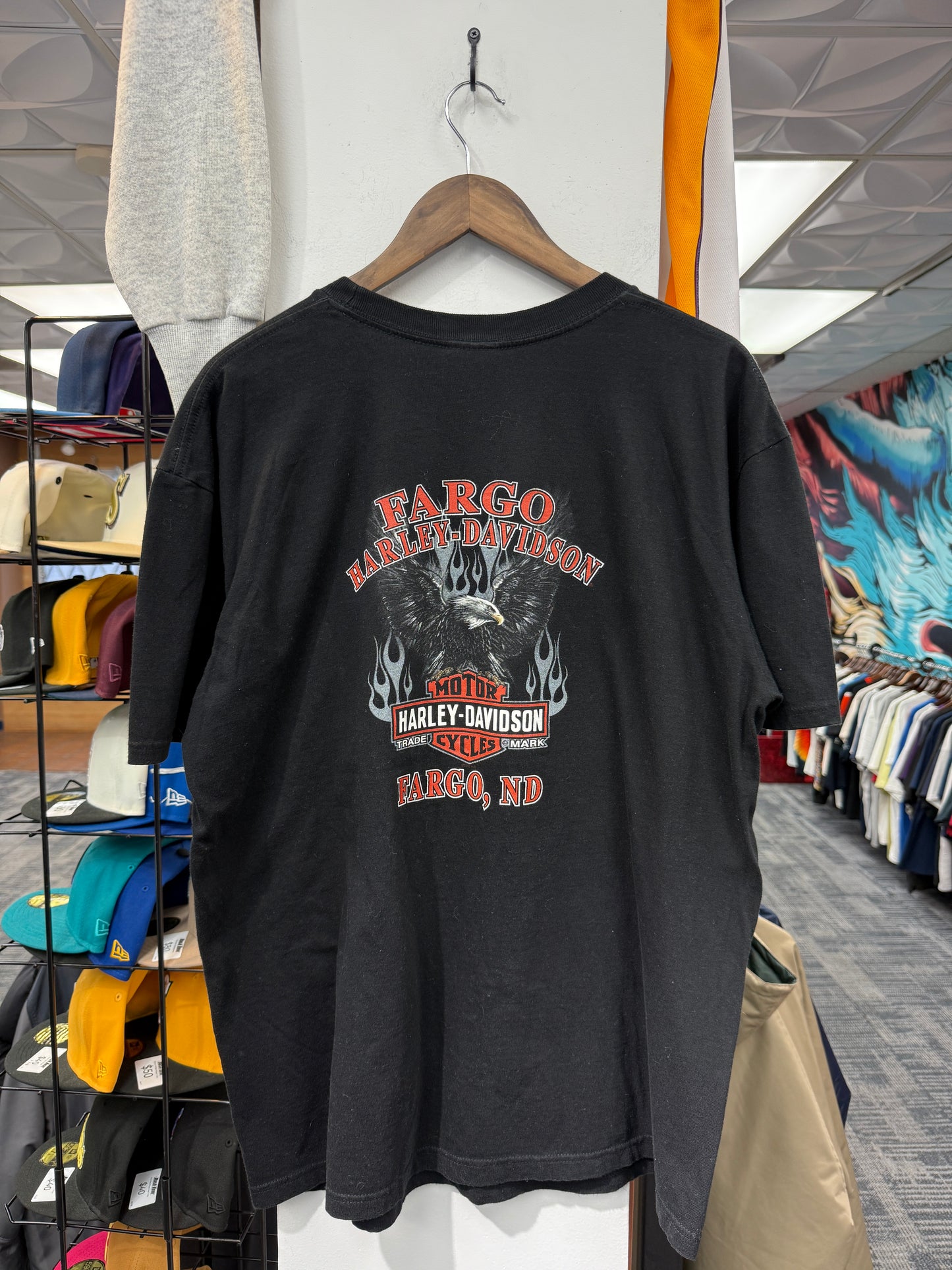 Harley Davidson Flame Eagle Tee