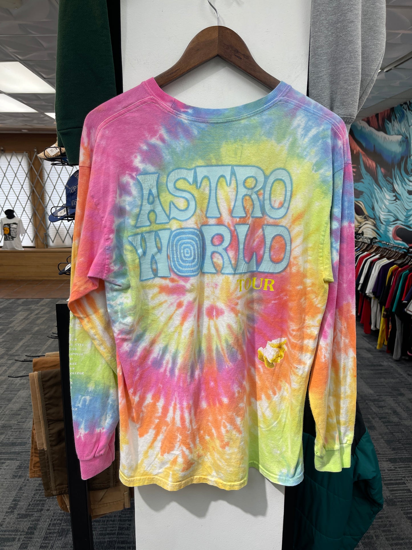 Travis Scott Astroworld Tie Dye Longsleeve