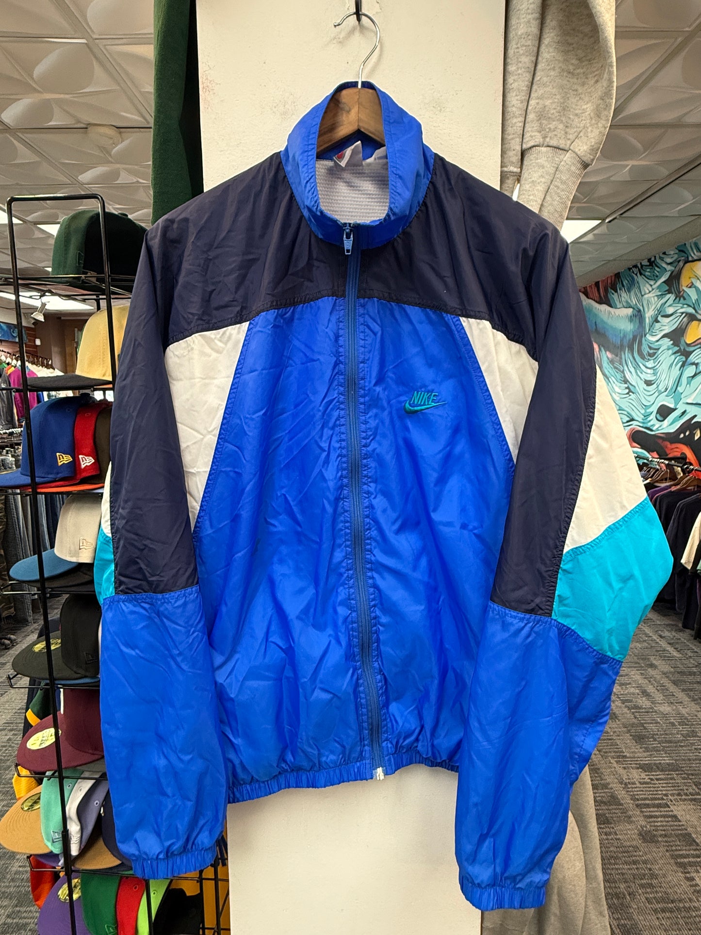 Vintage Nike Blue Windbreaker