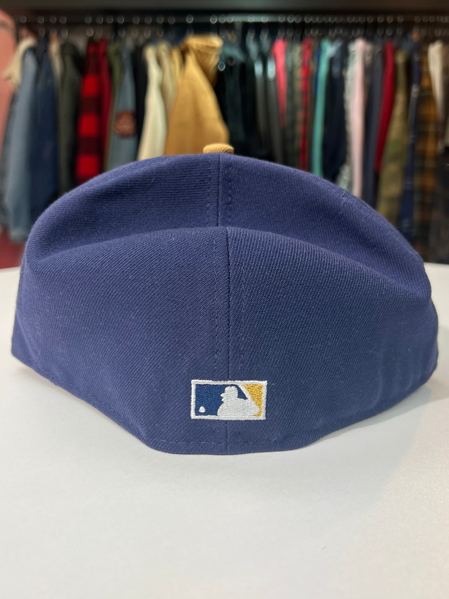Milwaukee Brewers Side Patch Fitted Hat