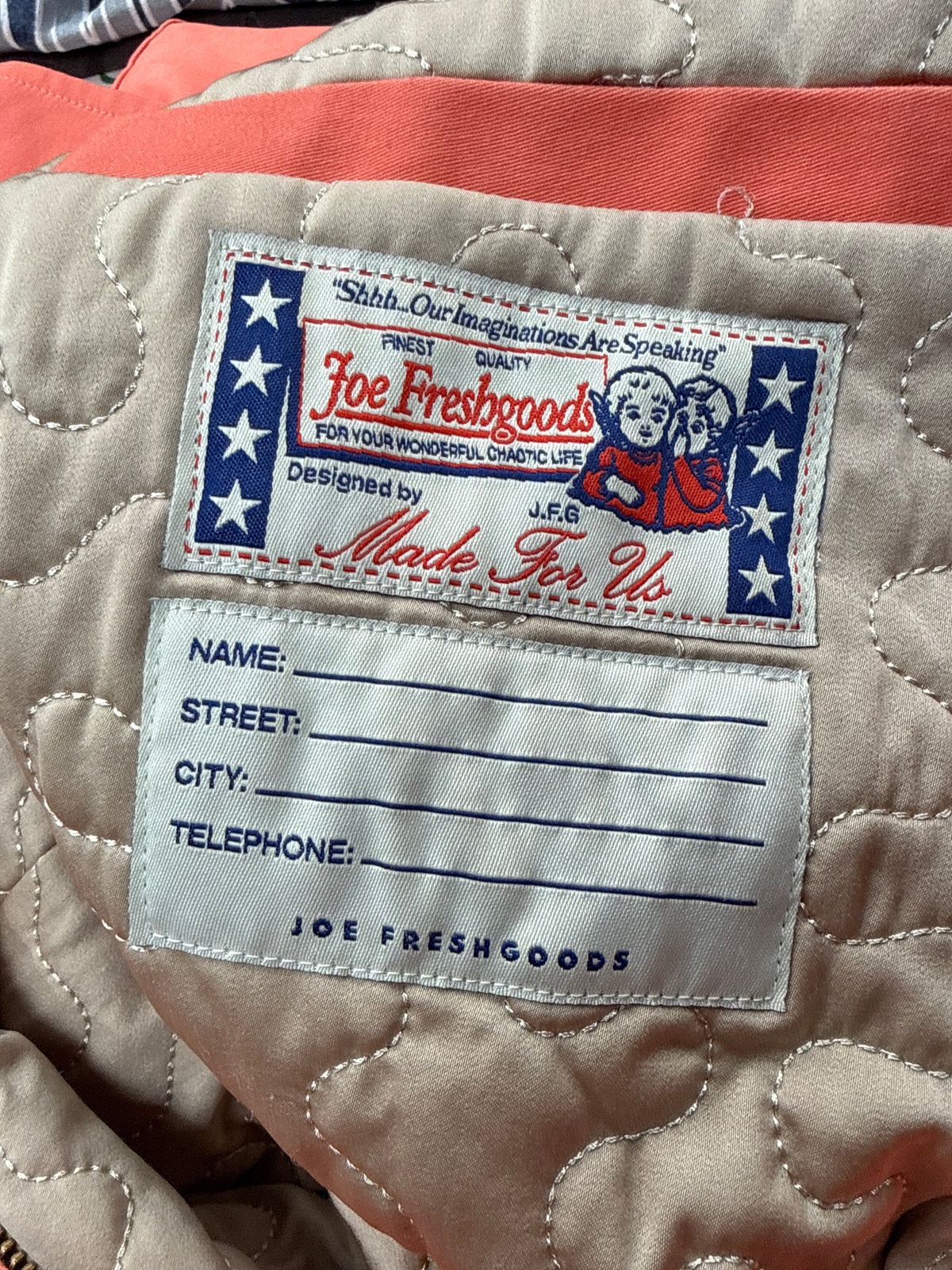 Joe Freshgoods Work Jacket Muted Salmon