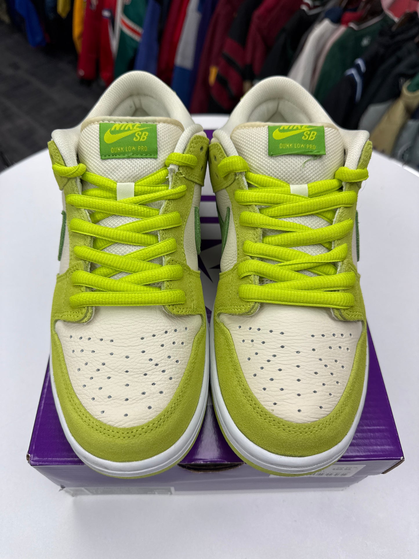 Preowned Nike SB Dunk Low Green Apple