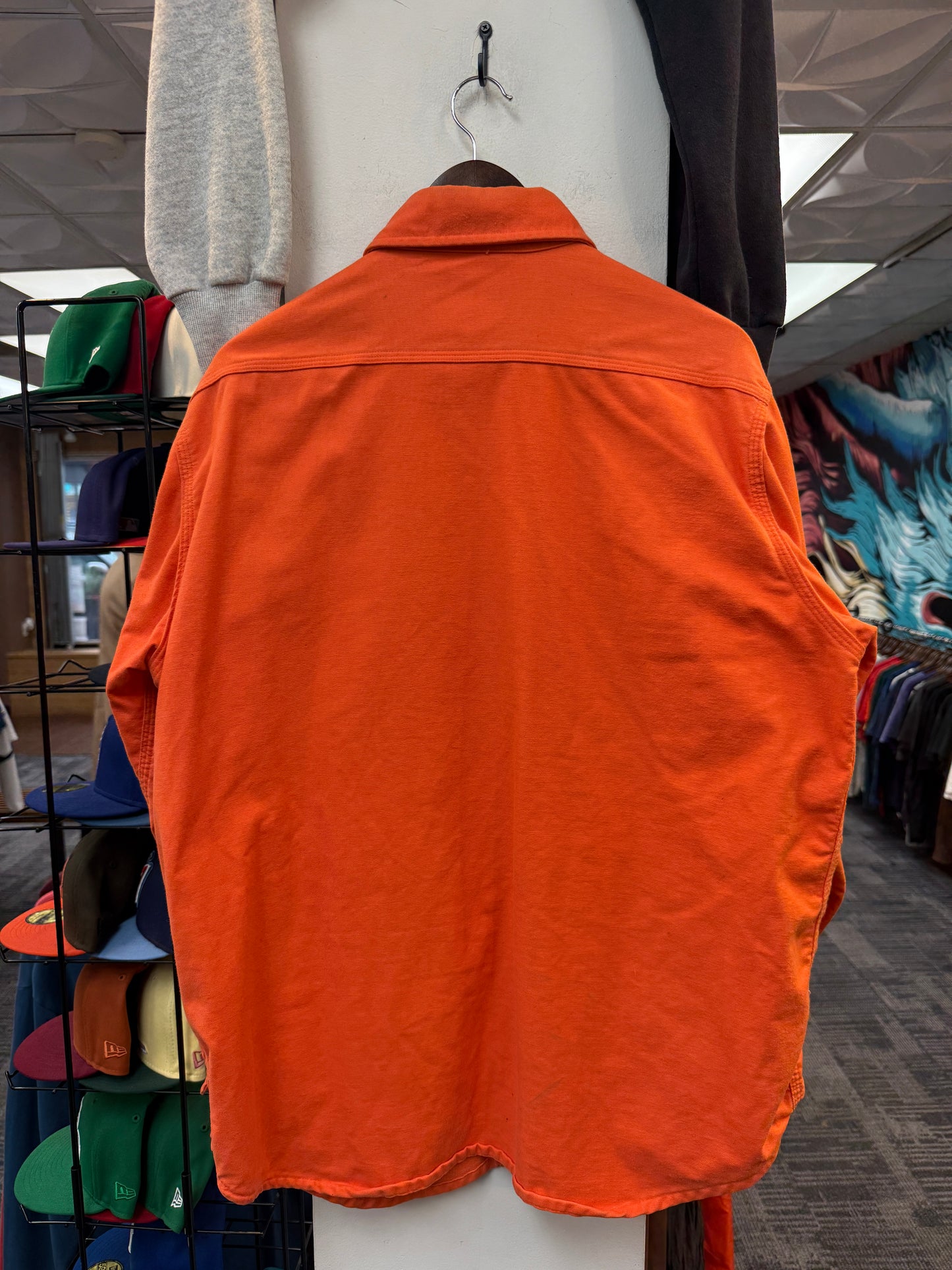 Vintage Carhartt Orange Button Up