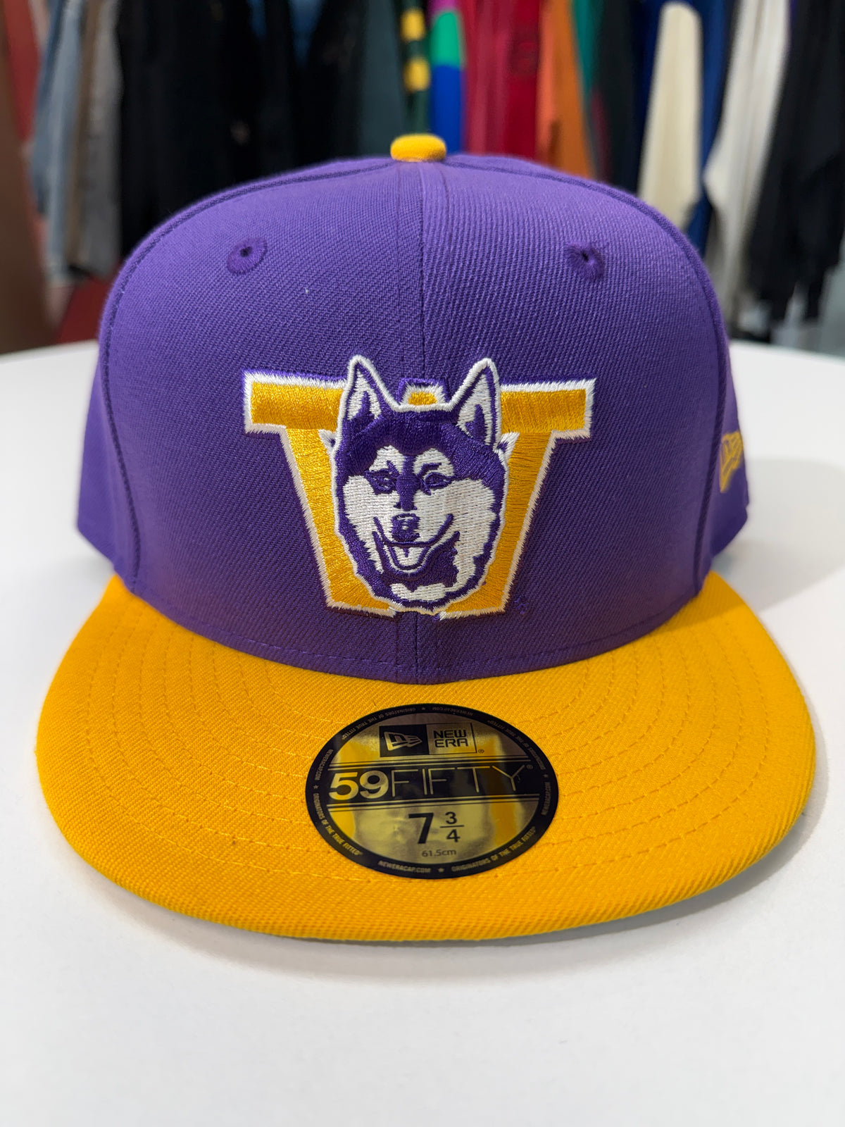 New U of W Purple Fitted Hat
