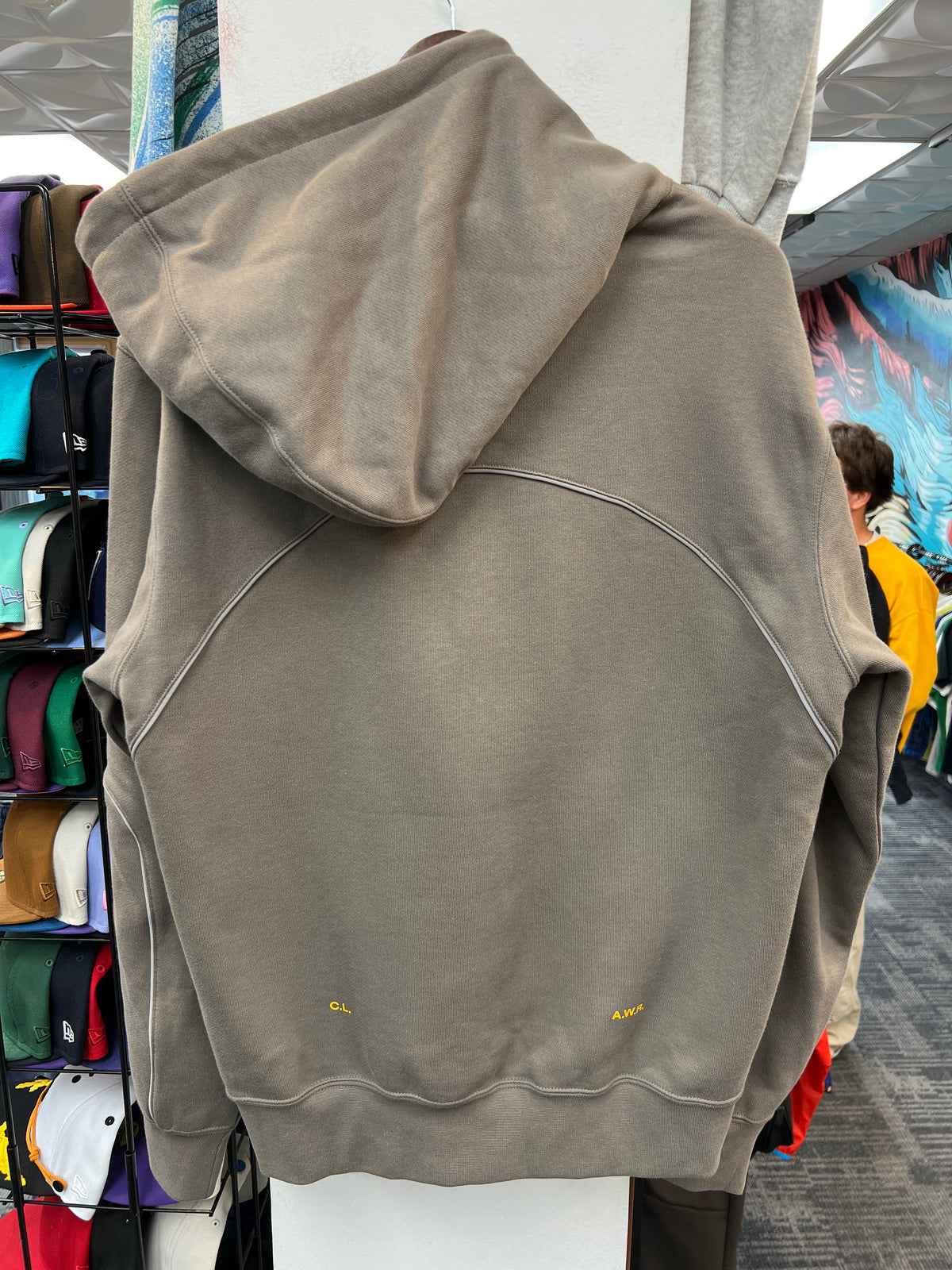 New Nike x NOCTA Fleece CS Hoodie 2 Olive Grey/Yellow