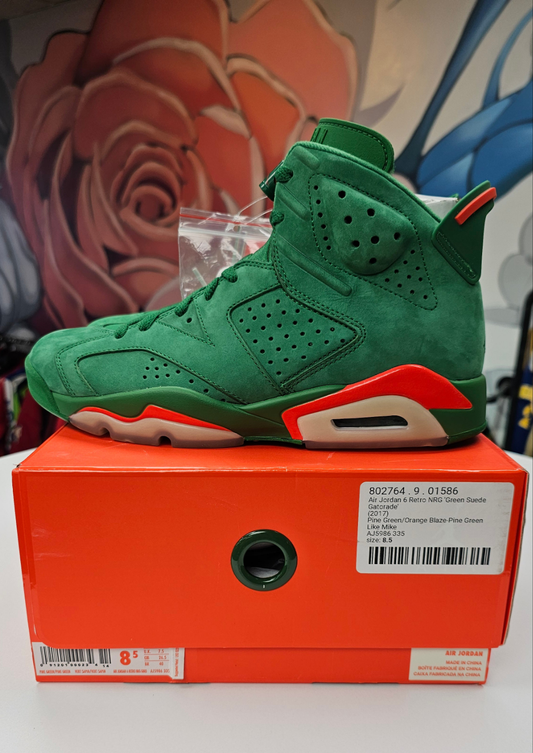 New Jordan 6 Gatorade Green