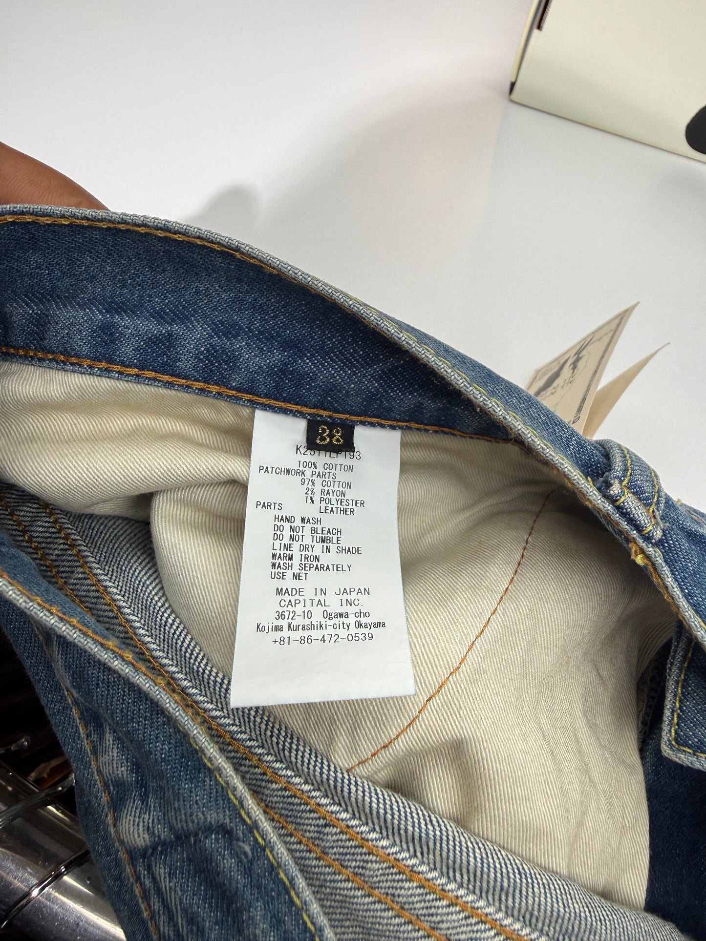 Kapital 14oz Denim Okabellbo Flare Jeans