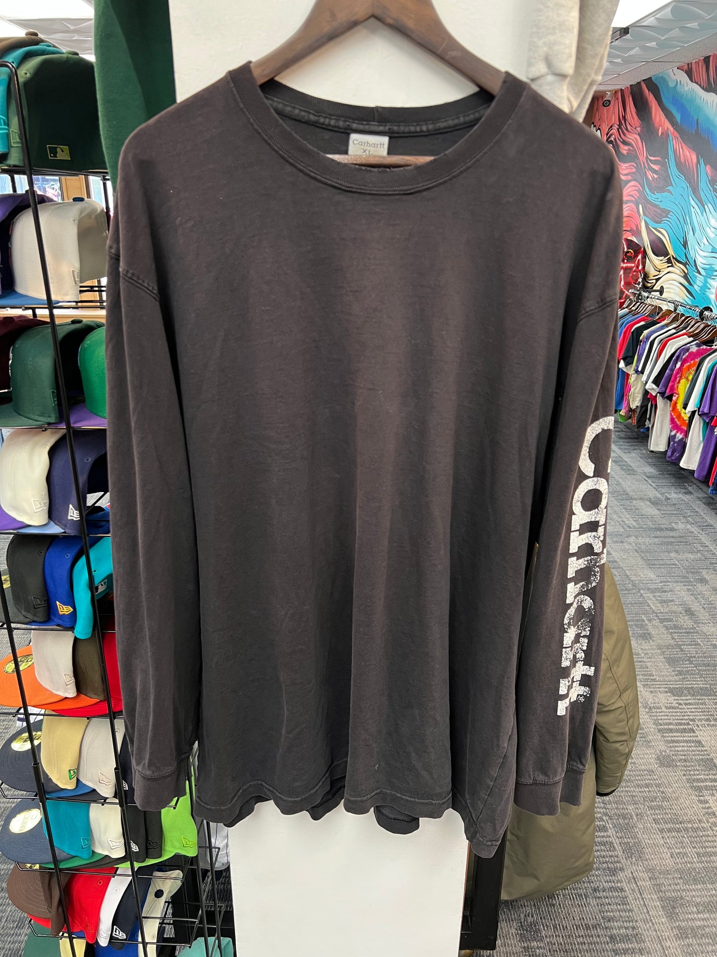 Vintage Carhartt Faded Black Long Sleeve