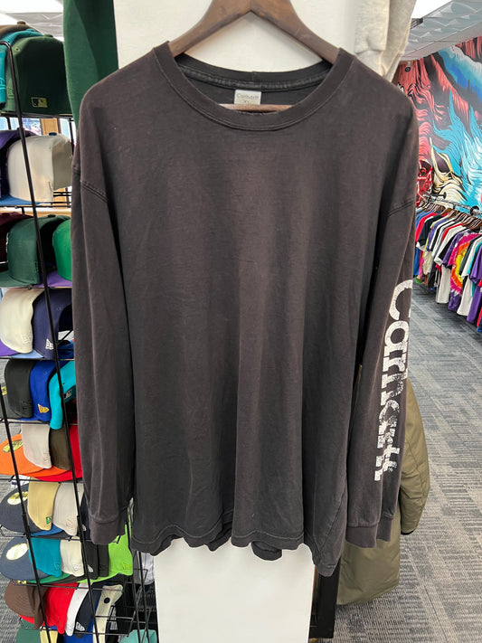 Vintage Carhartt Faded Black Long Sleeve