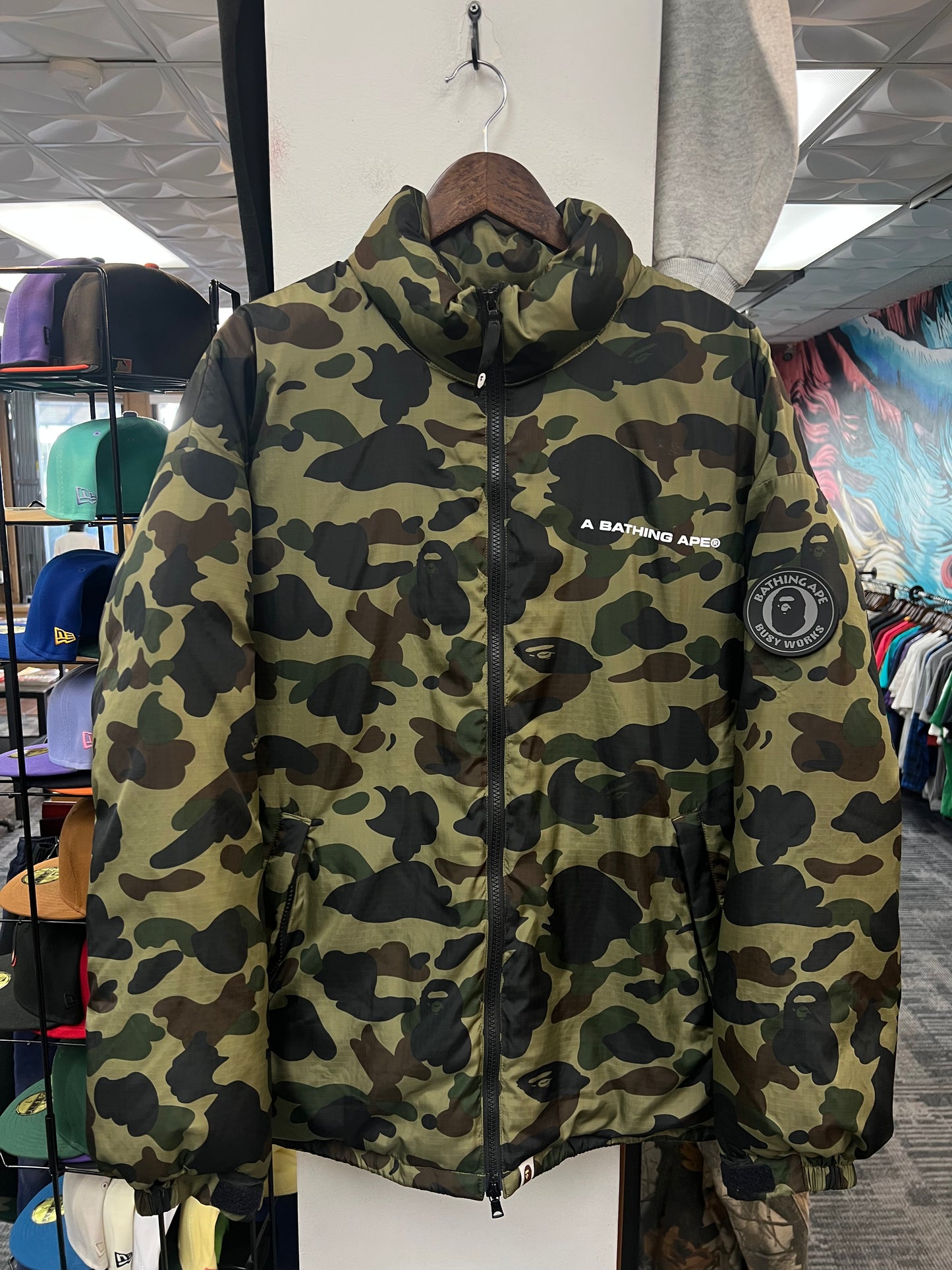 Bape 1st Camo Down Jacket