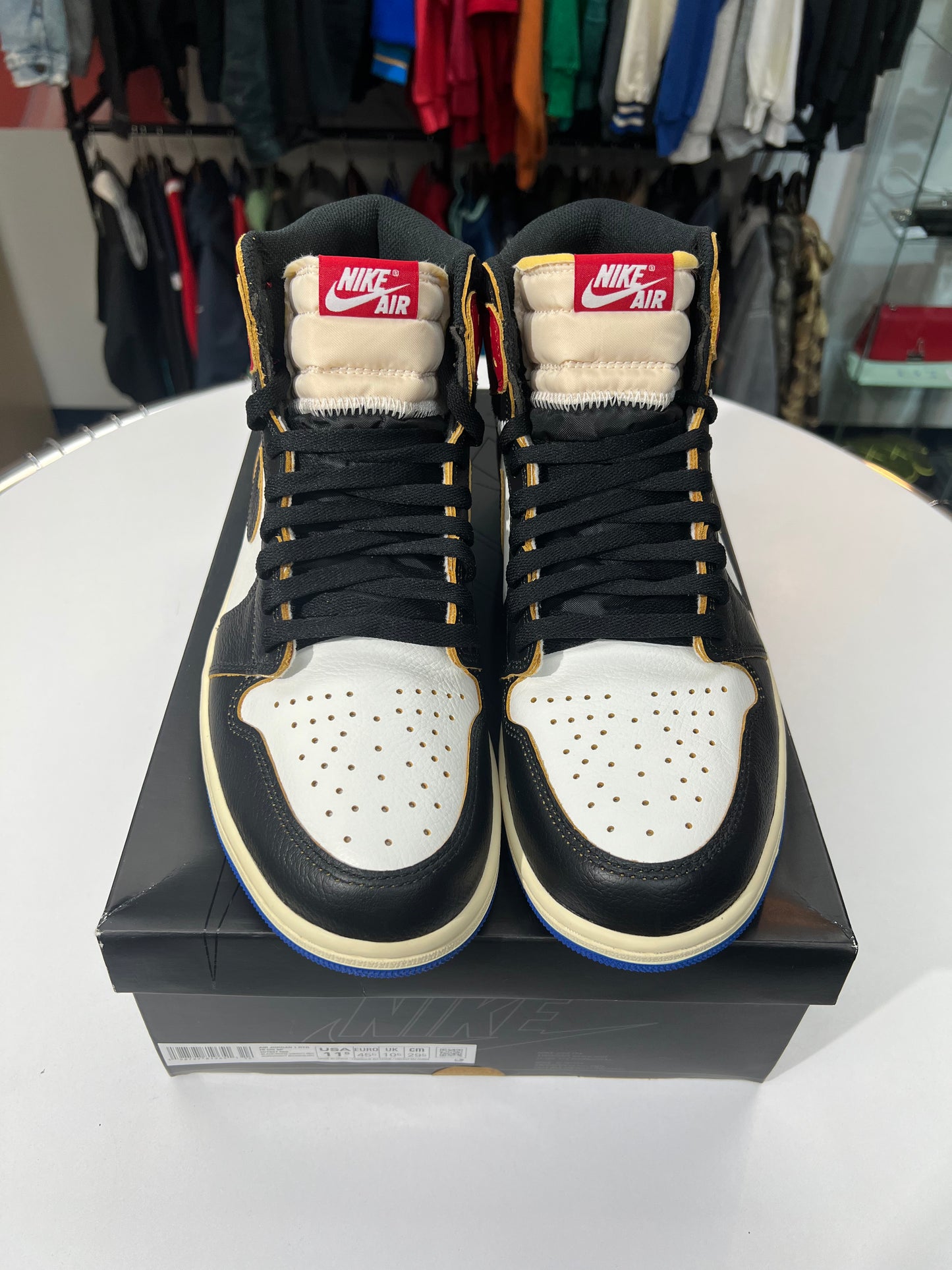 New Jordan 1 Fragment x Union Varsity Red/Sport Royal