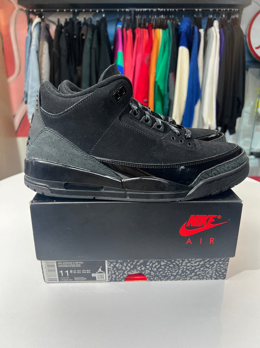 Preowned Jordan 3 Black Cat (2025)