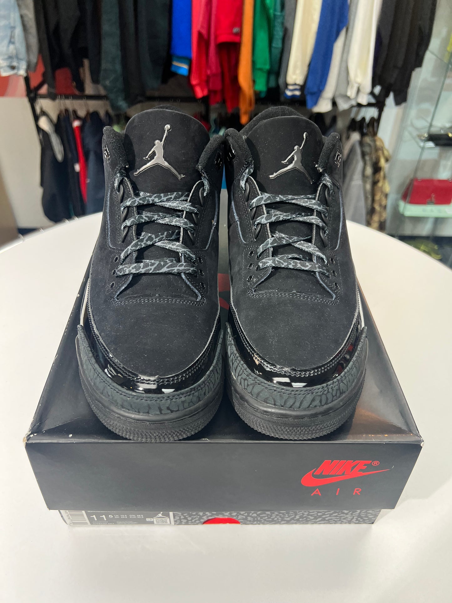 Preowned Jordan 3 Black Cat (2025)