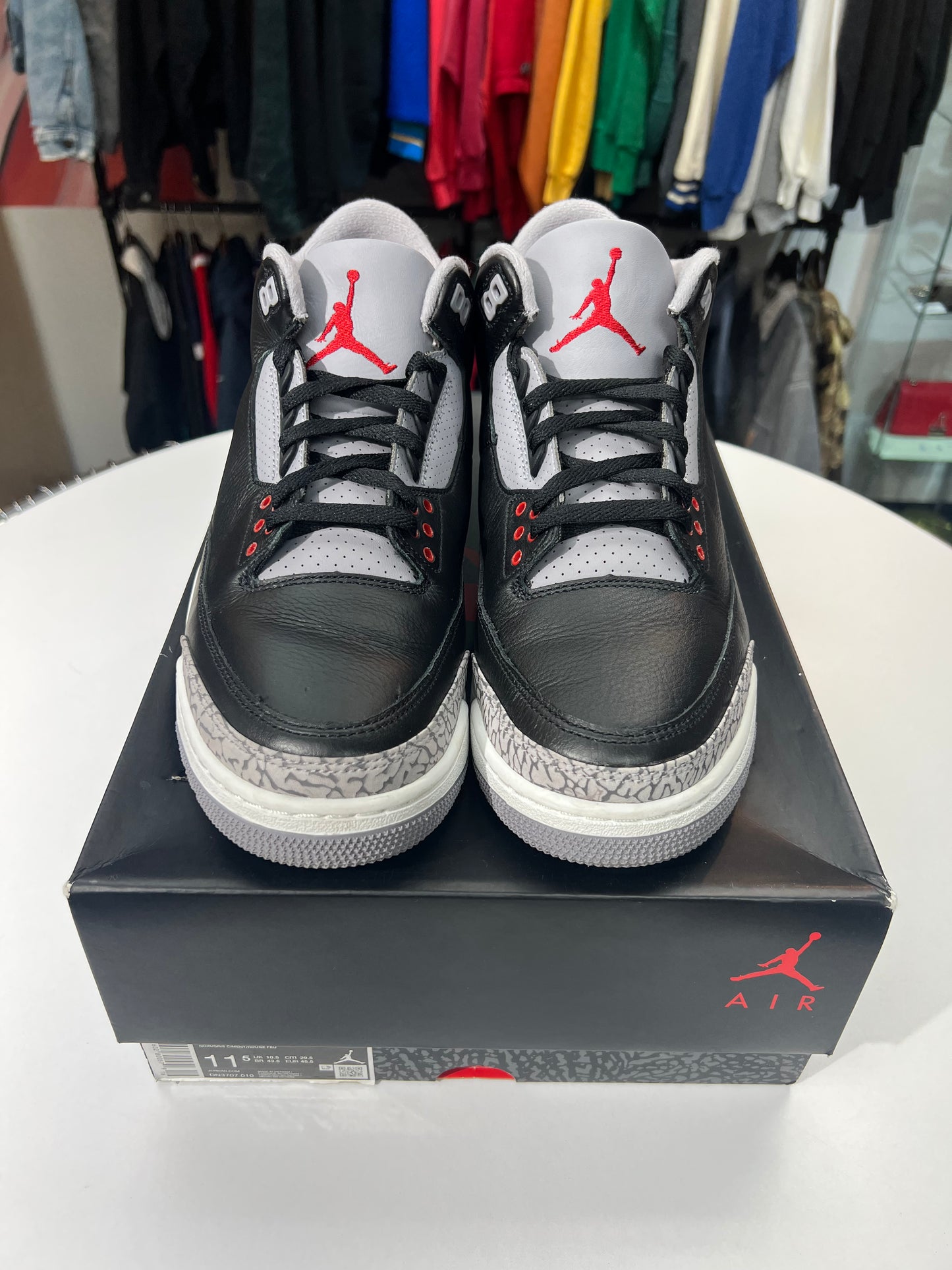 Preowned Jordan 3 Black Cement (2024)