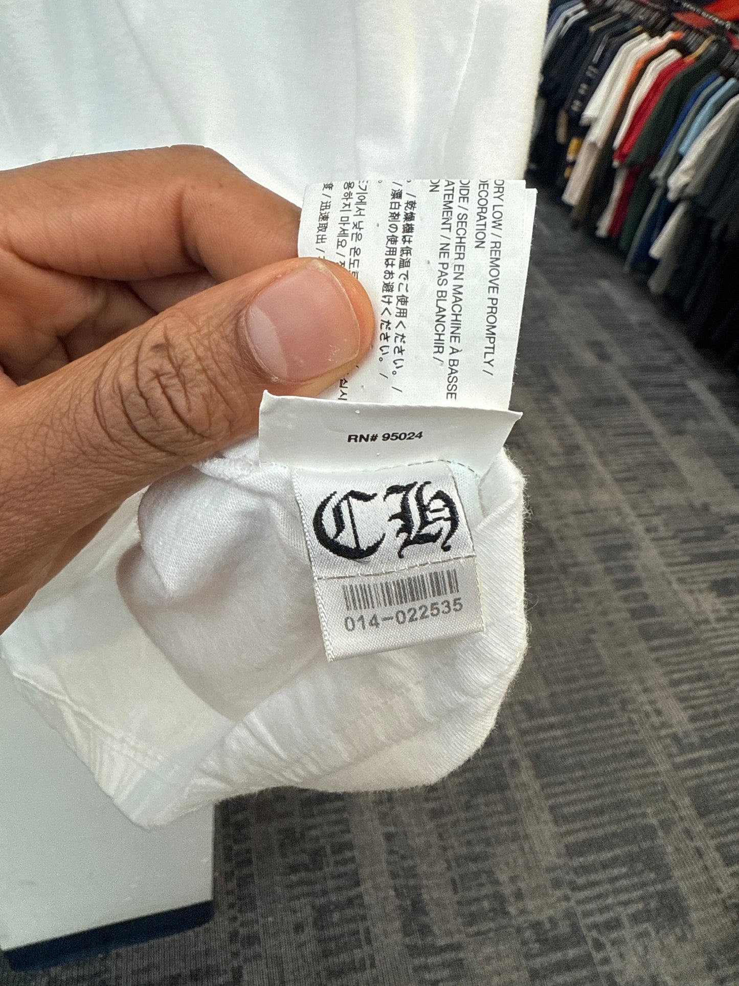 Chrome Hearts LA White Pocket Tee