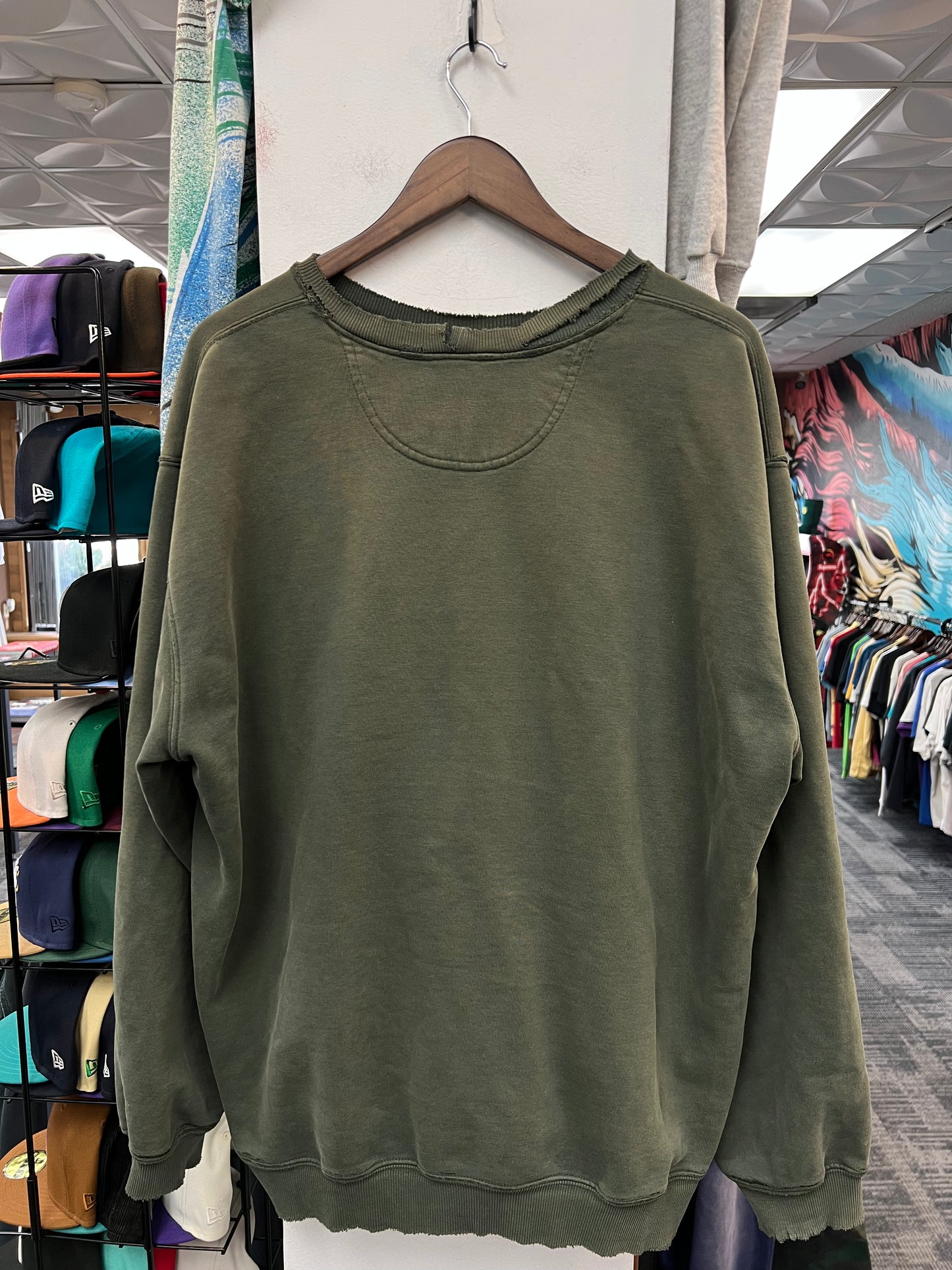 Vintage Olive Carhartt Crewneck