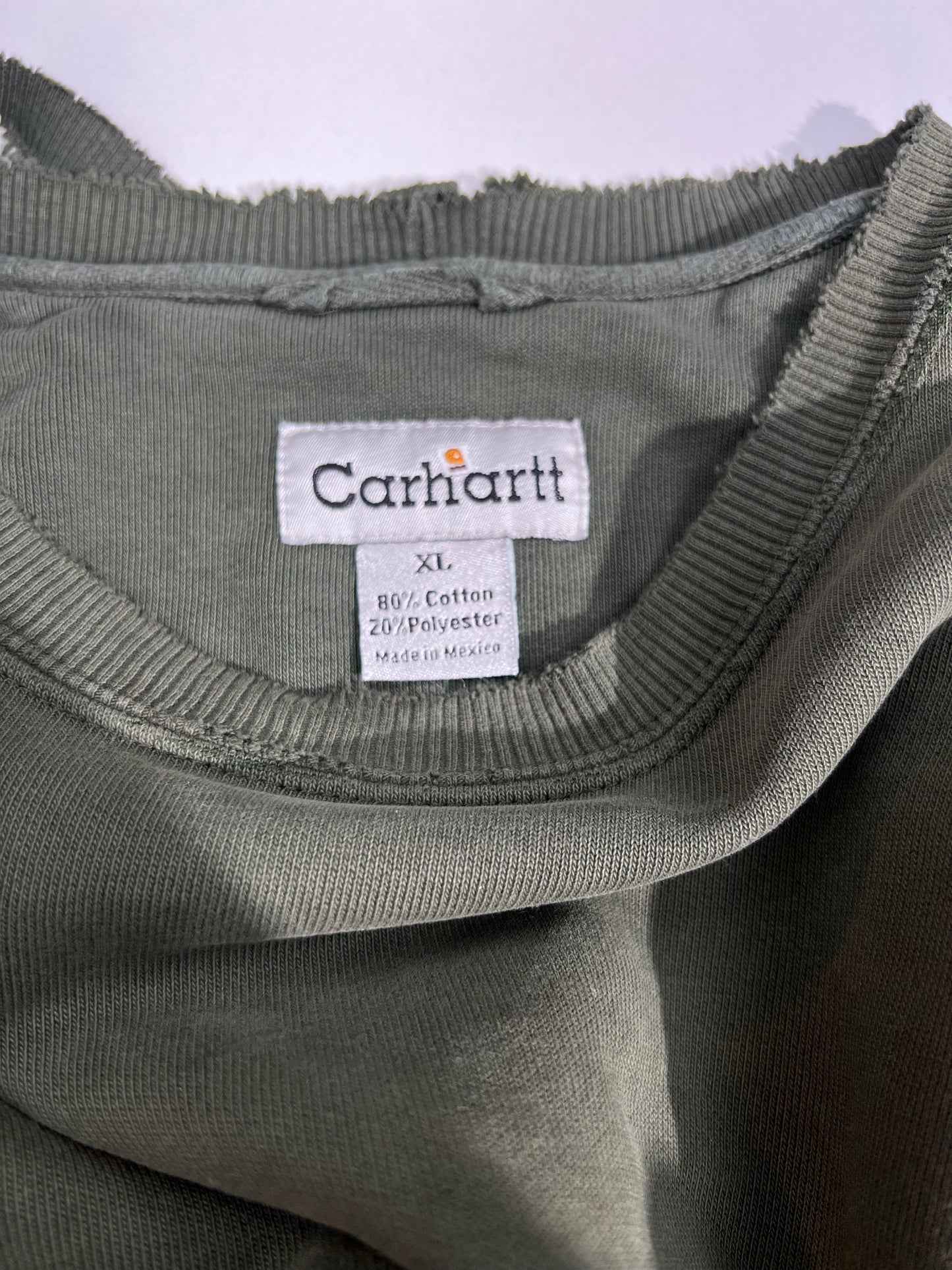 Vintage Olive Carhartt Crewneck