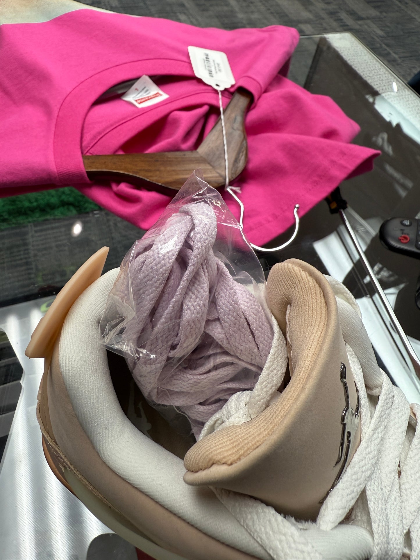 Preowned Shimmer Jordan 4